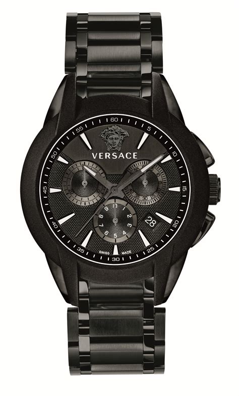 versace watch men black|Versace watches men's closeout.